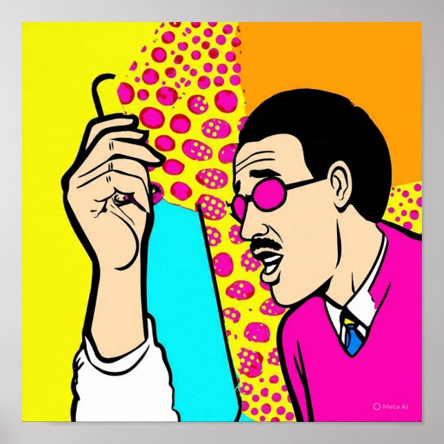 Póster El retrato de la pizza (Frente)