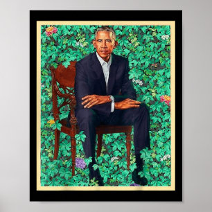 Póster El retrato del presidente Barack Obama 2028