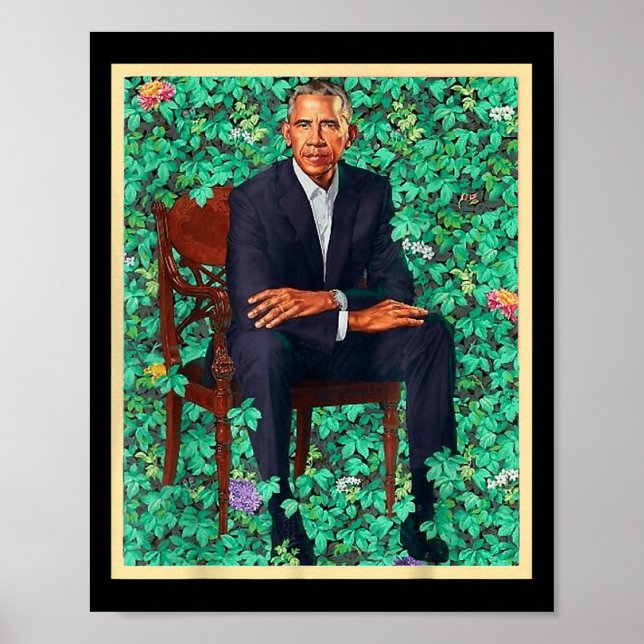 Póster El retrato del presidente Barack Obama 2028 (Frente)
