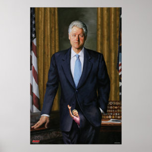 Póster El retrato oficial de la revista ENOJADA de Bill