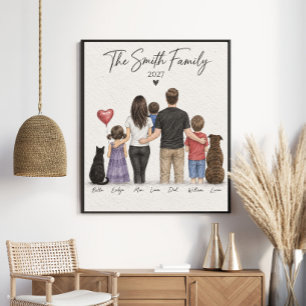 Póster El retrato personalizado de la familia Smith 2027
