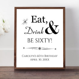 Póster El retro come bebida y cumple 60 años