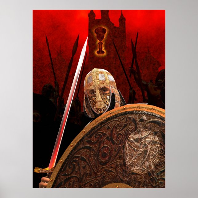 Póster El Rey Arturo y el Santo Gral (Frente)