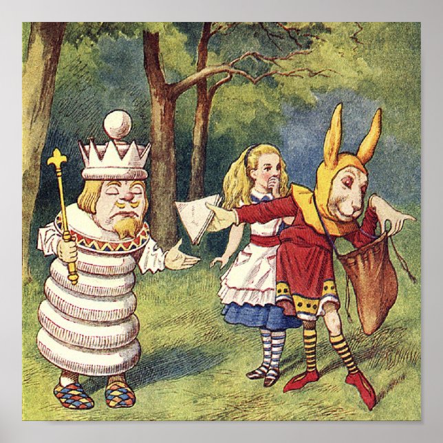 Póster El Rey Blanco y su mensajero (Frente)