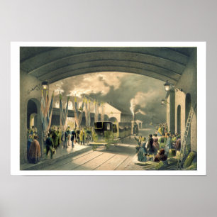 Póster El rey en la nueva estación cruzada (litho)