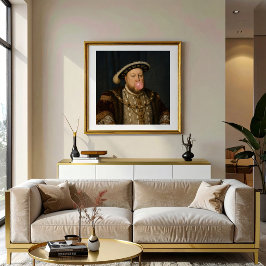 Póster El rey Enrique VIII soplando chicle rosa nº 2