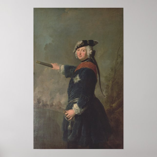 Póster El Rey Federico II el Grande de Prusia 1746 (Frente)