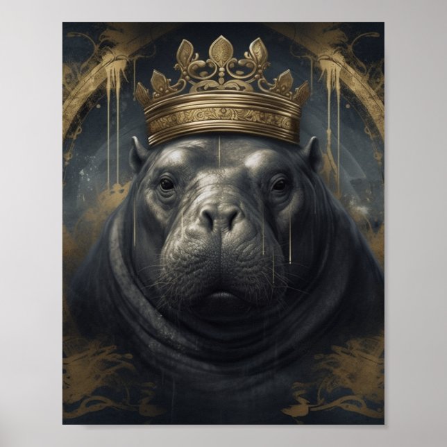 Póster El Rey Hippo (Frente)