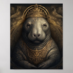 Póster El rey manatí