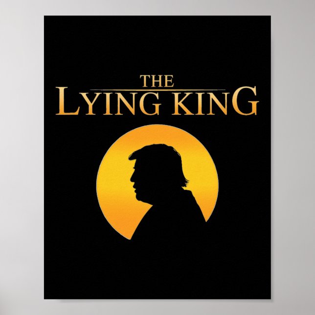Póster El rey mentiroso 8647 Resiste al presidente Trump  (Frente)