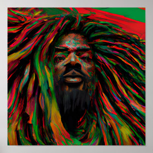 Póster El Rey Negro Melanin Hombre Bruto Hombres Hijo Prí