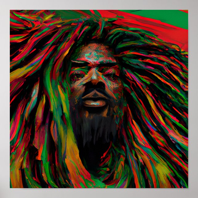 Póster El Rey Negro Melanin Hombre Bruto Hombres Hijo Prí (Frente)