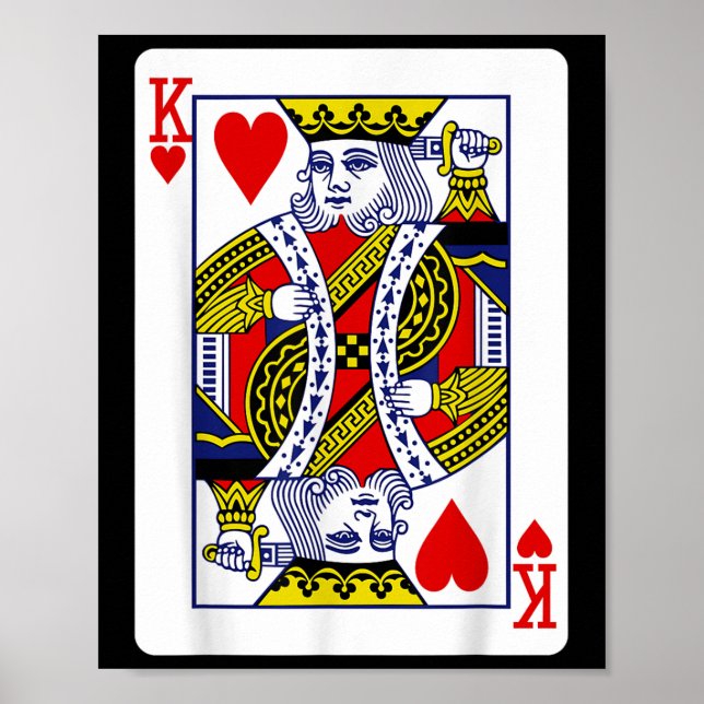 Póster El Rey original del corazón (Rey suicida) (Frente)