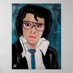 Póster El Rey Pintura de Alfred Fox