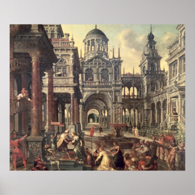 Póster El Rey Salomón y la Reina de Saba (Frente)