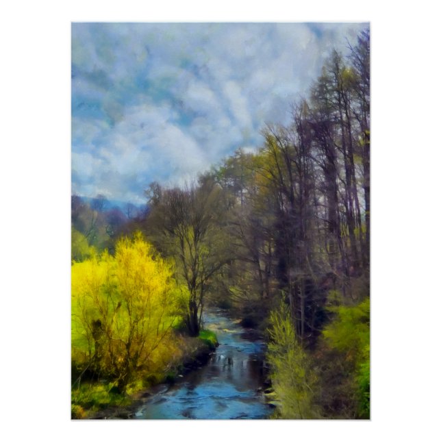 Póster El río (Anverso)