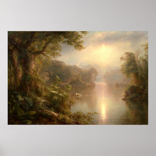 Póster El río de luz,  Frederic Edwin Church  (Frente)