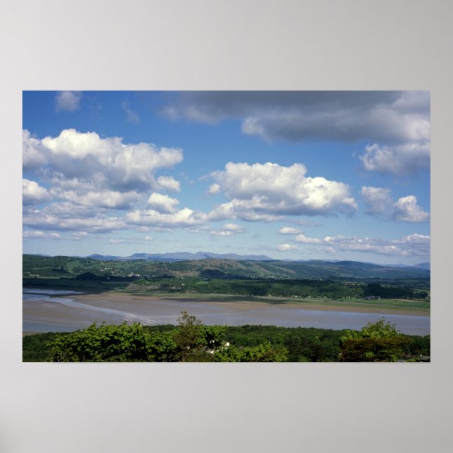 Póster El río Kent visto desde Arnside Knott Arnside (Frente)