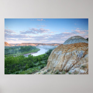 Póster El río Little Missouri en el Little
