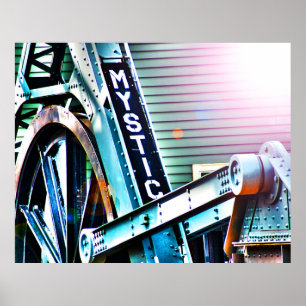 Póster El Río Místico Drawbridge tal como lo veo