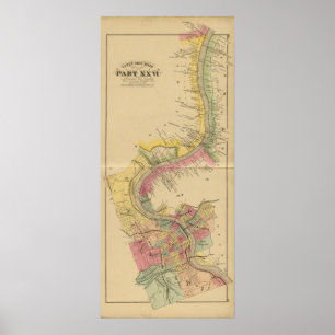 Póster El río Ohio y valle superiores