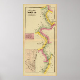 Póster El río Ohio y valle superiores 3