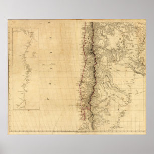 Póster El río Orinoco, Venezuela, Colombia