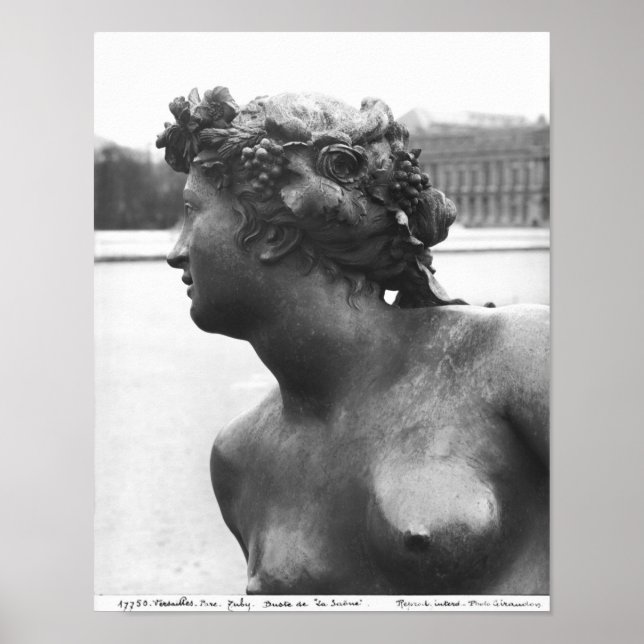 Póster El río Saone, desde el río Parterre (Frente)