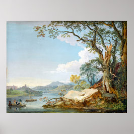 Póster El río Severn en Shrewsbury, Shropshire