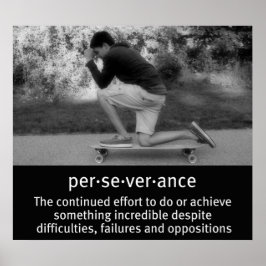 Póster El ritmo de la oración en longboard