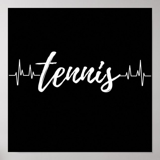 Póster El ritmo del tenis. (Frente)