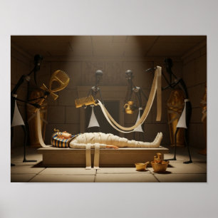 Póster El ritual de la momificación