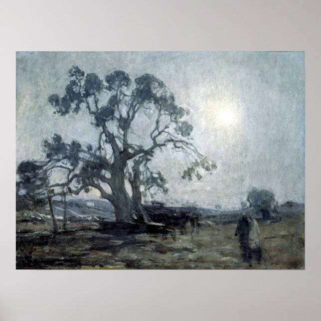 Póster El roble de Henry Ossawa Tanner Abraham (Frente)