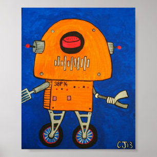 Póster ..... el robot más fresco 38p 3/4 en el galxy