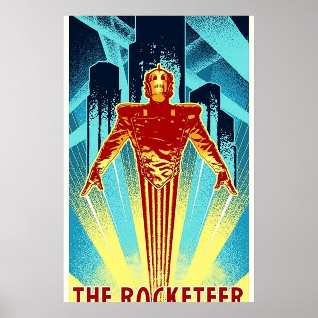 Póster El Rocketeer (Frente)