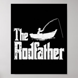 Póster El Rodfather Diversión Pesca Día del Padre Películ