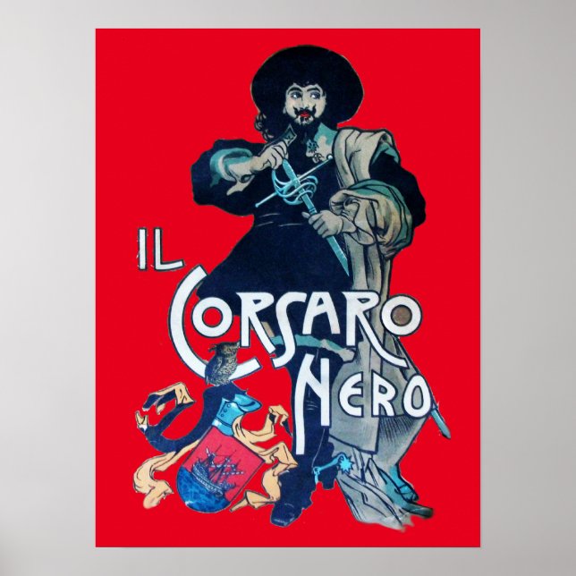 Póster El rojo de la corteza NEGRA (Frente)