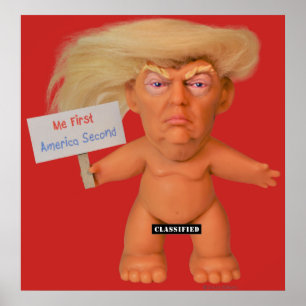 Póster El ROJO más grande del poster del duende del mundo