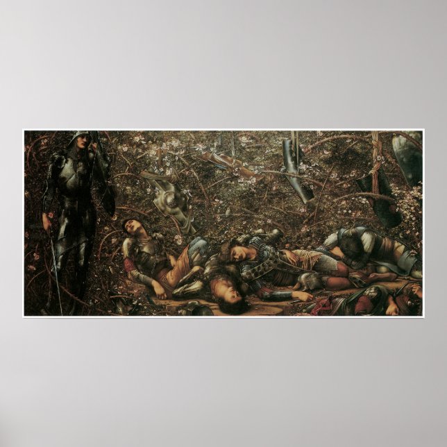 Póster El Rosa Briar - El Príncipe entra en la Madera Bri (Frente)