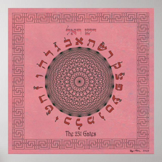 Póster El Rosa de 231 Gates (Frente)