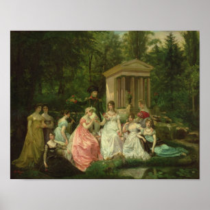 Póster El Rosa de Malmaison, c.1867