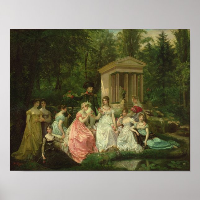 Póster El Rosa de Malmaison, c.1867 (Frente)