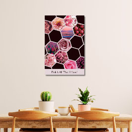 Póster ¡El Rosa Es Todo Lo Que Tengo! 11 Imágenes Collage