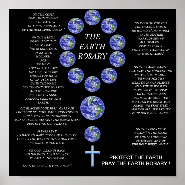 PÓSTER EL ROSARIO DE LA TIERRA (Frente)