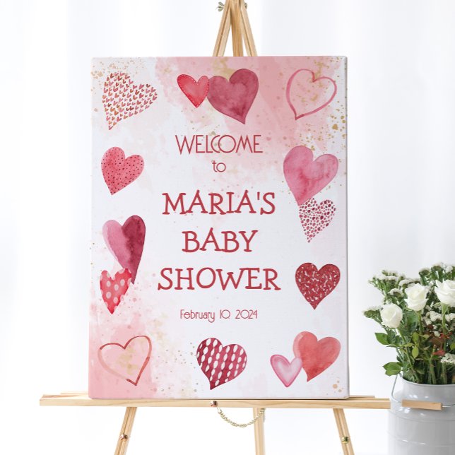 Póster El Rótulo de Baby Shower del tema de Baby Love Val (Subido por el creador)