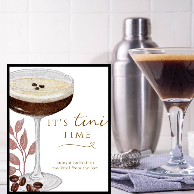 Póster El Rótulo de bares Espresso Martini es divertido e (Subido por el creador)