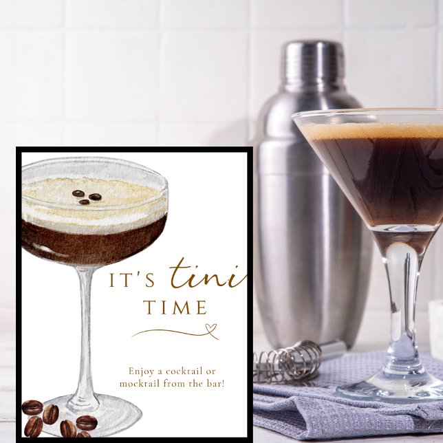Póster El Rótulo de bares Espresso Martini es divertido e (Subido por el creador)