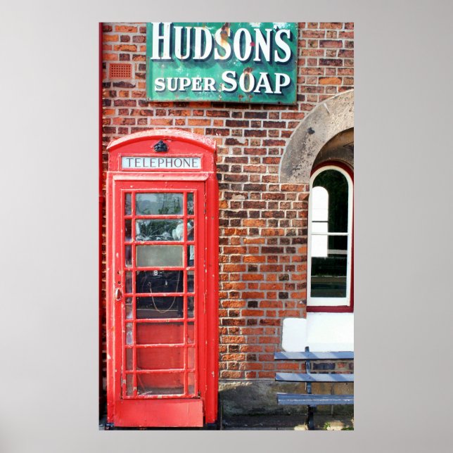Póster El Rótulo Super Soap de Hudson (Frente)