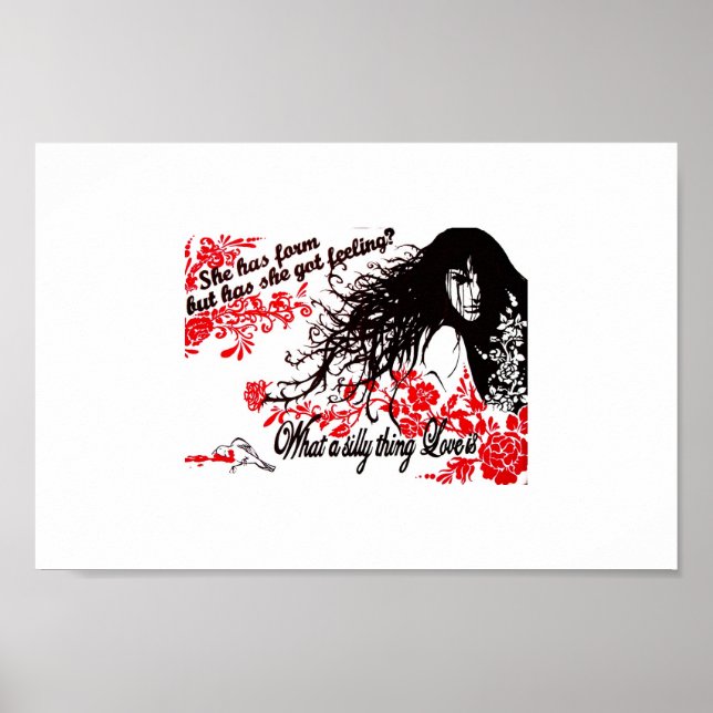 Póster el ruiseñor y el rosa (Frente)