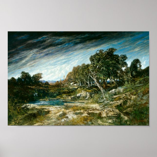 Póster El sabor del viento (Courbet 1865) (Frente)